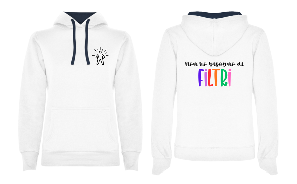 Non ho bisogno di filtri - Felpa da donna